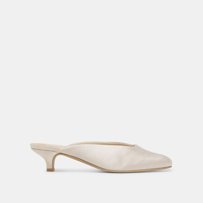 UMARA HEELS IVORY SATIN | Dolce Vita