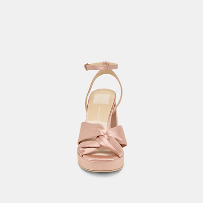 PARLO HEELS BLUSH SATIN | Dolce Vita