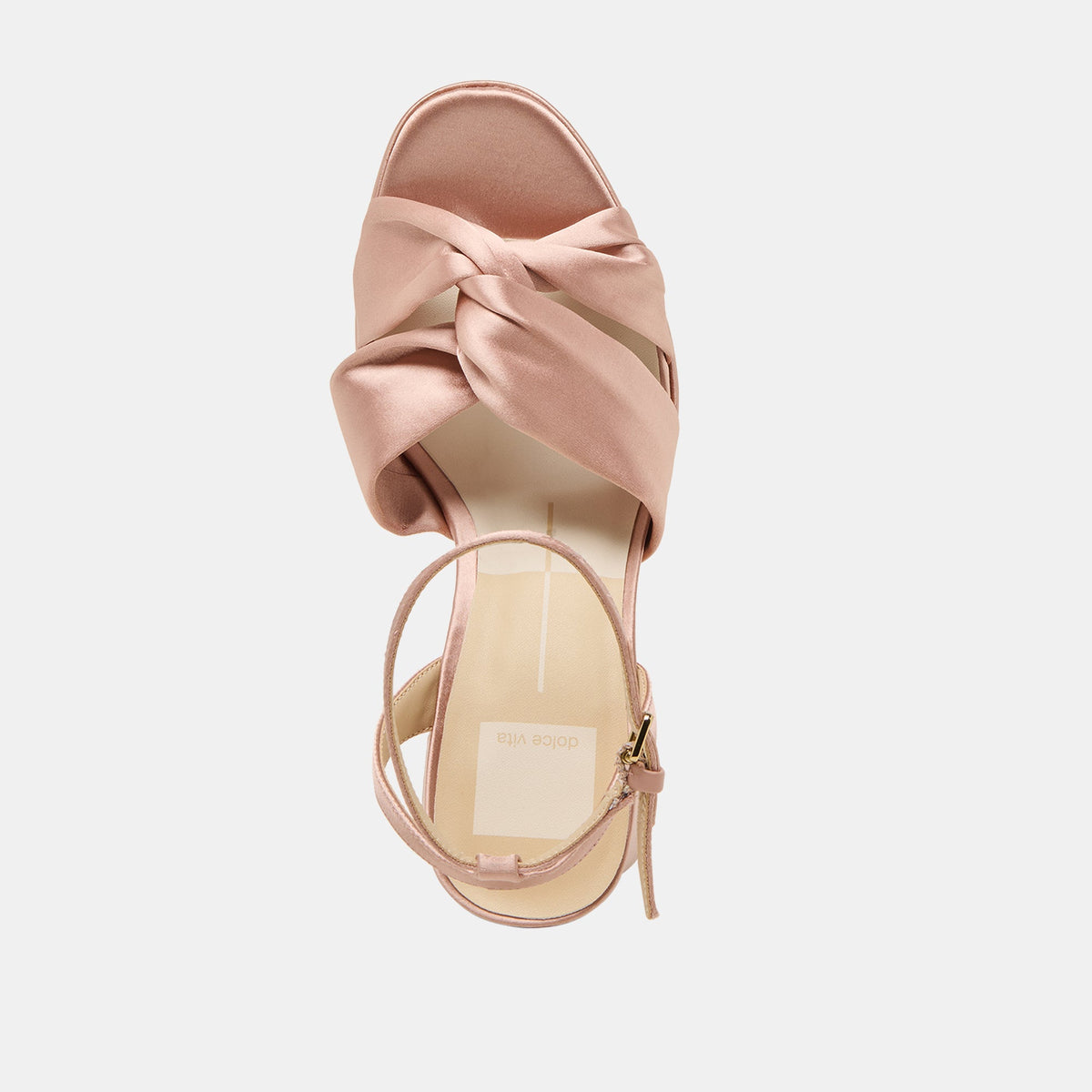 PARLO HEELS BLUSH SATIN | Dolce Vita