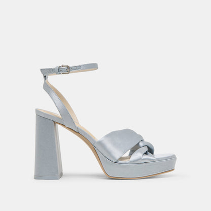 PARLO HEELS LIGHT BLUE SATIN | Dolce Vita