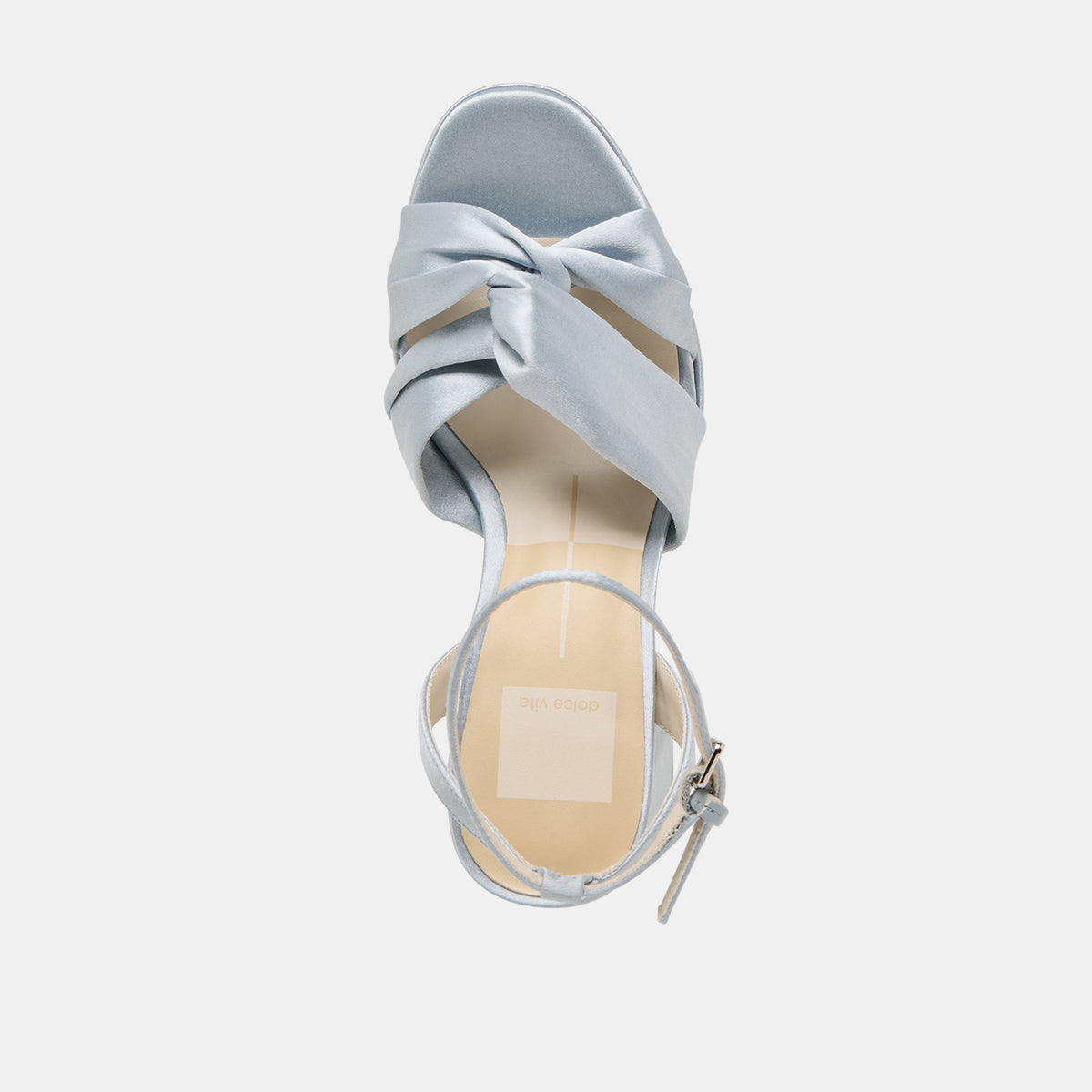 PARLO HEELS LIGHT BLUE SATIN | Dolce Vita