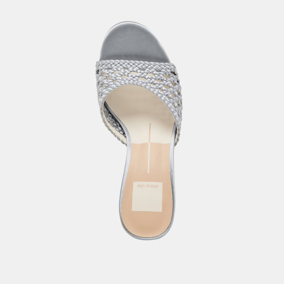 MARGOE HEELS LIGHT BLUE WOVEN SATIN | Dolce Vita