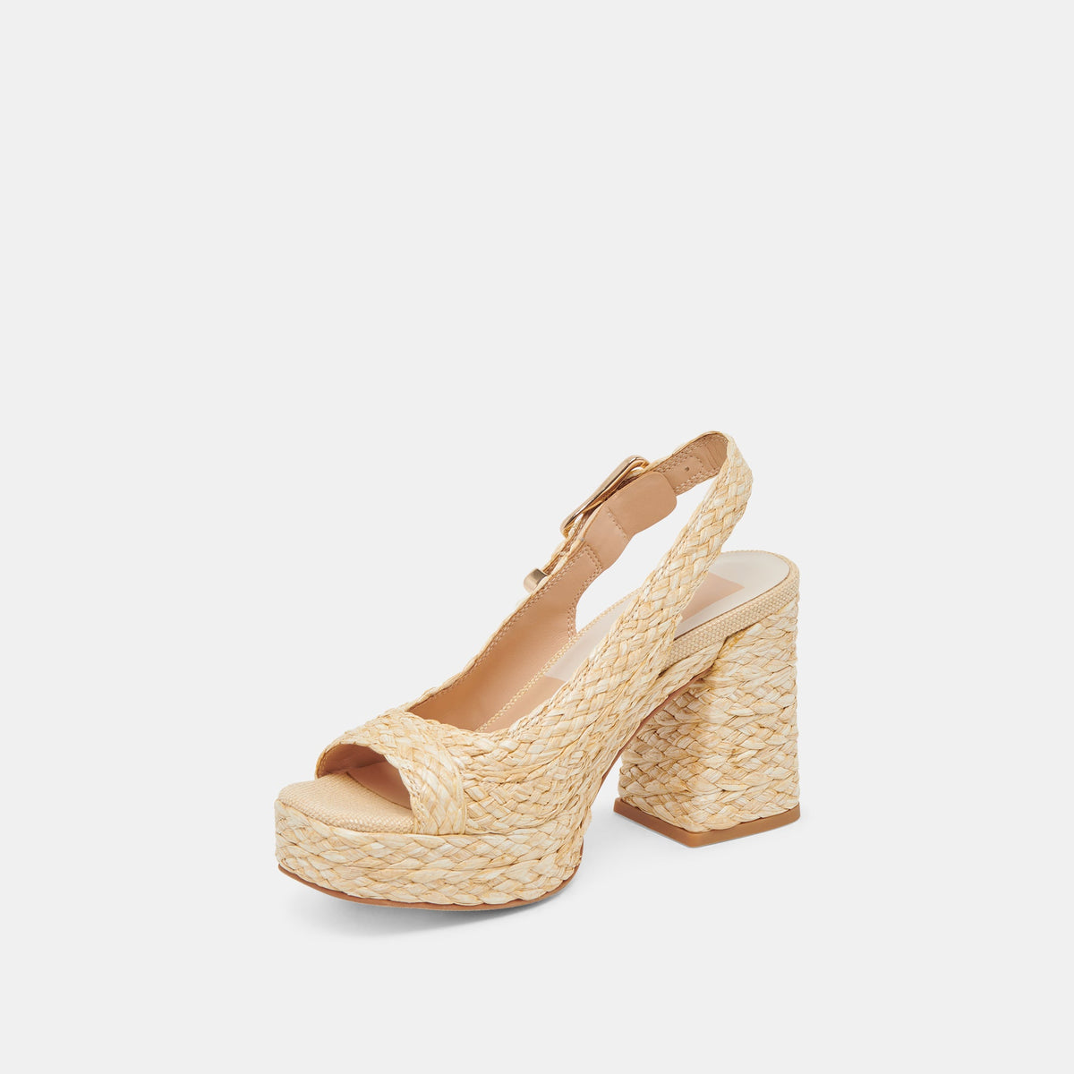 FLORES HEELS NATURAL RAFFIA | Dolce Vita