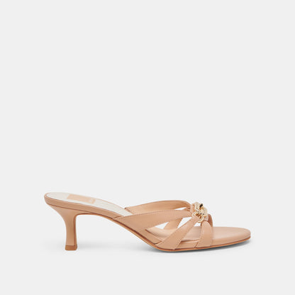 LERAH HEELS CAFE EMBOSSED LEATHER | Dolce Vita