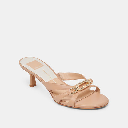 LERAH HEELS CAFE EMBOSSED LEATHER | Dolce Vita