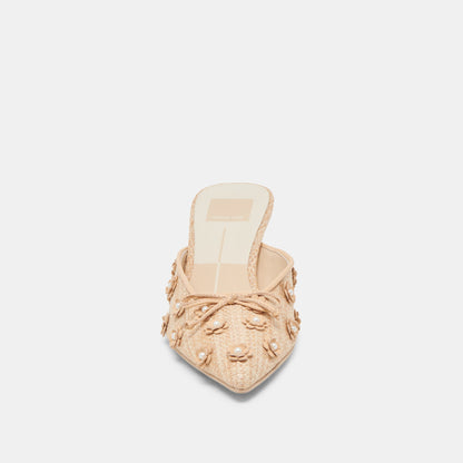 CAMILO HEELS LT NATURAL RAFFIA | Dolce Vita