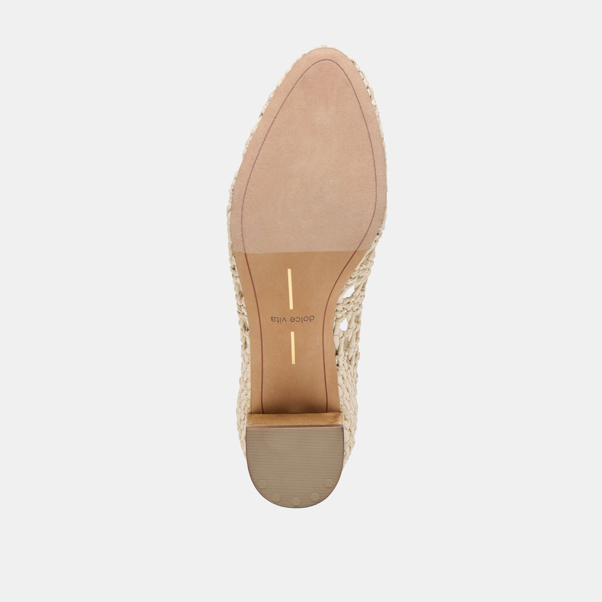 Lula Ivory Multi Woven Raffia Heels | Dolce Vita