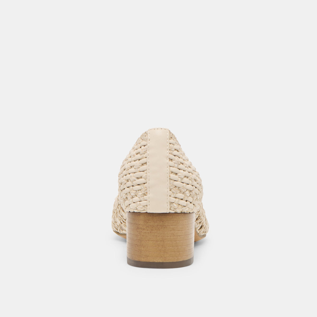 Lula Ivory Multi Woven Raffia Heels | Dolce Vita
