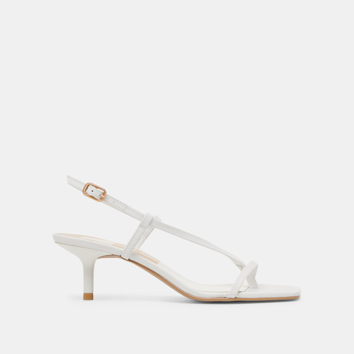 LAURY HEELS TRUE WHITE LEATHER | Dolce Vita