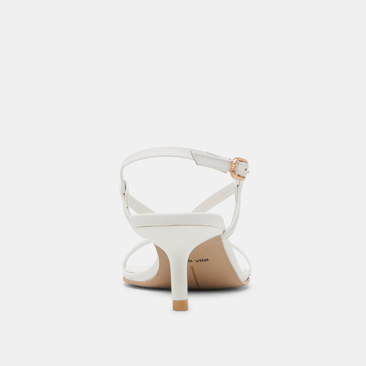 LAURY HEELS TRUE WHITE LEATHER | Dolce Vita