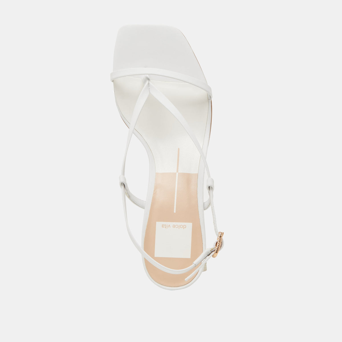 LAURY HEELS TRUE WHITE LEATHER | Dolce Vita
