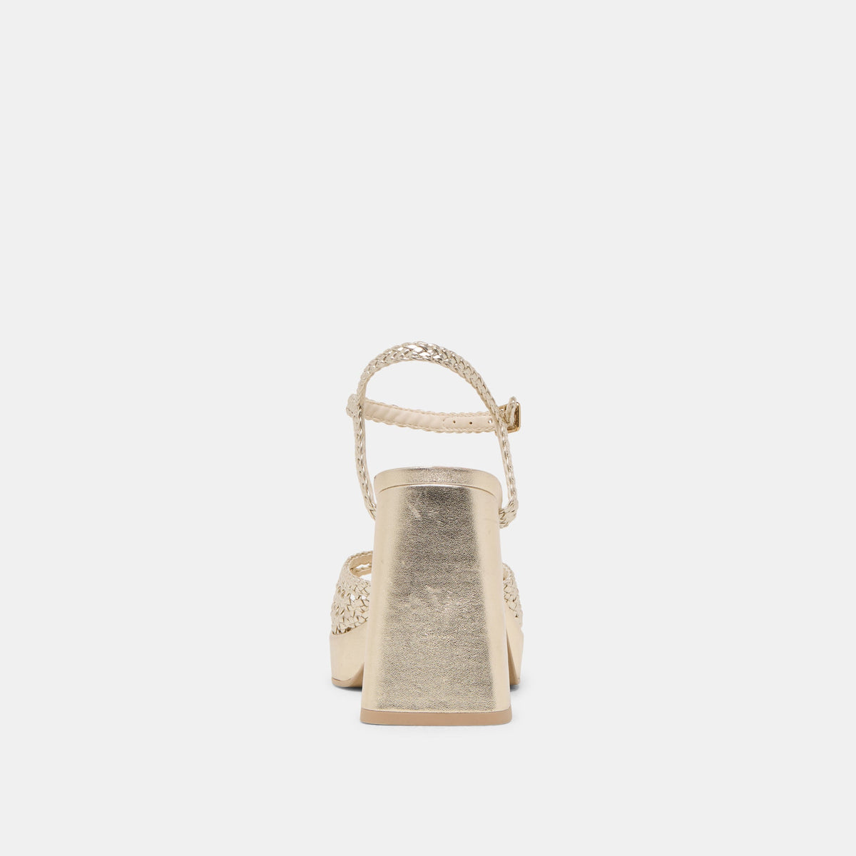 PEYTEN HEELS LIGHT GOLD WOVEN STELLA | Dolce Vita