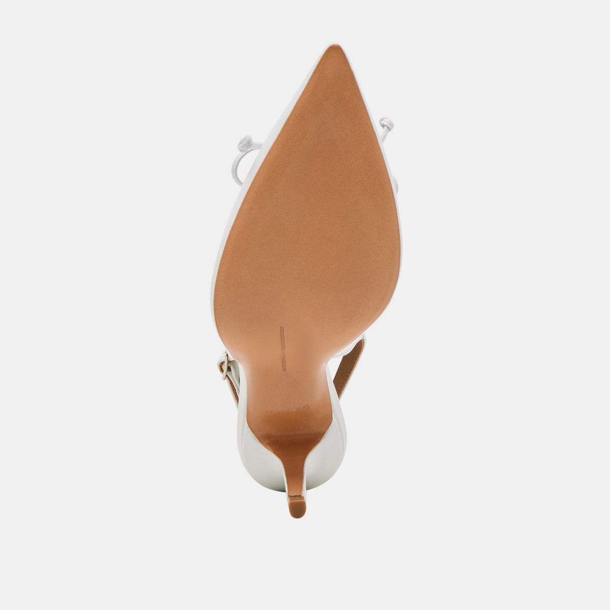 GEENA HEELS WHITE LEATHER | Dolce Vita