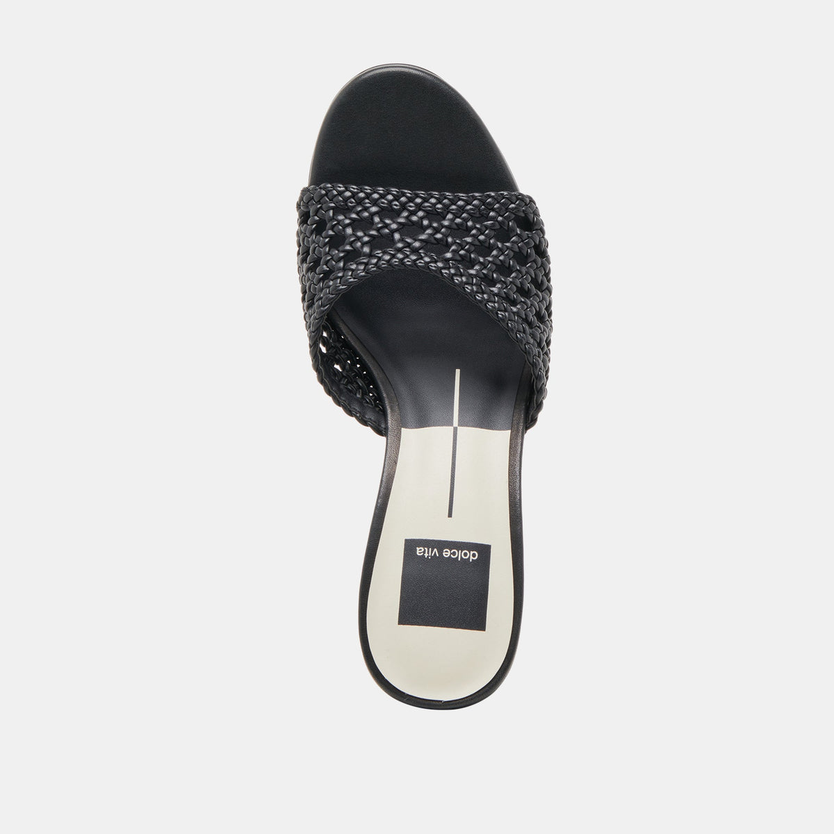 MARGOE HEELS BLACK WOVEN STELLA | Dolce Vita