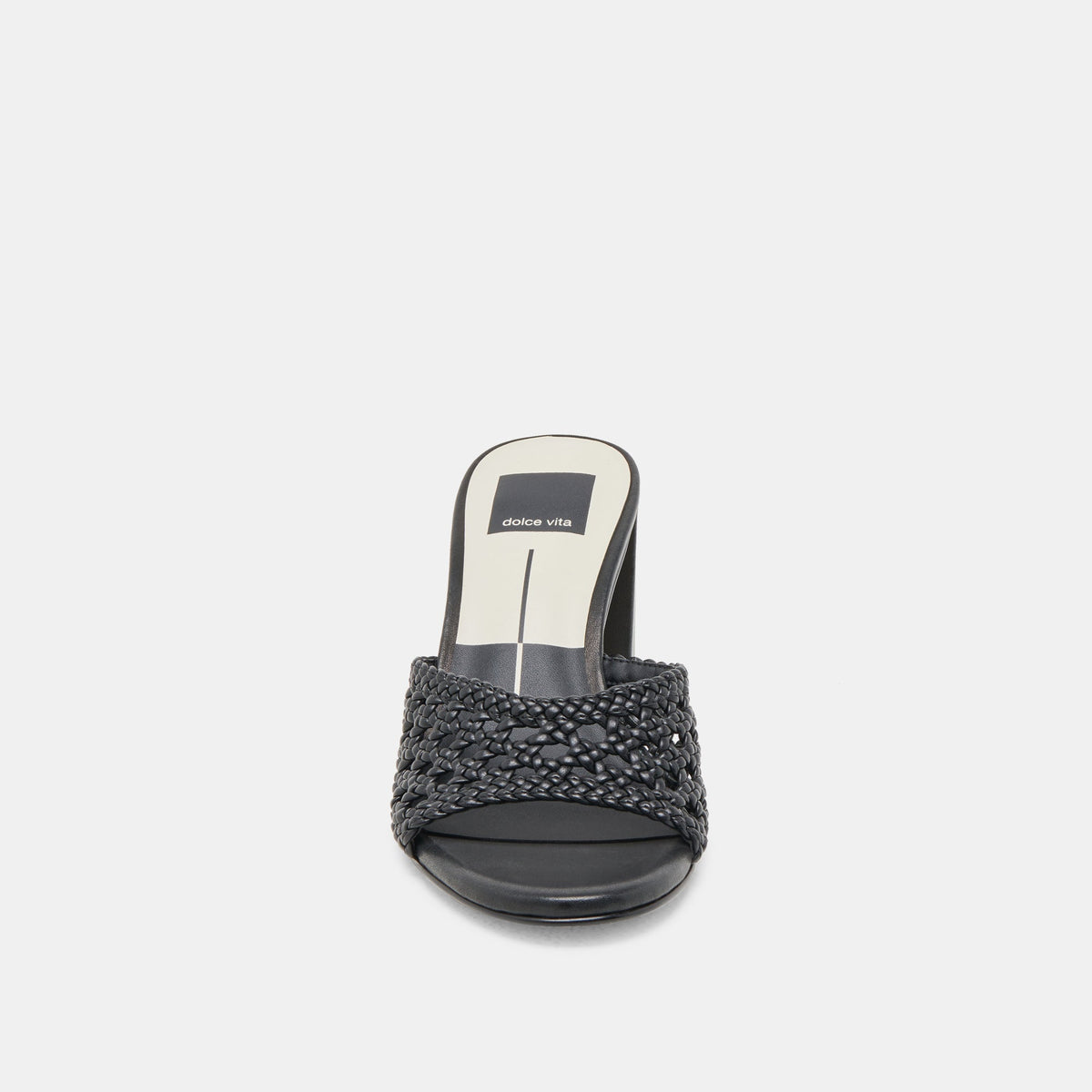 MARGOE HEELS BLACK WOVEN STELLA | Dolce Vita