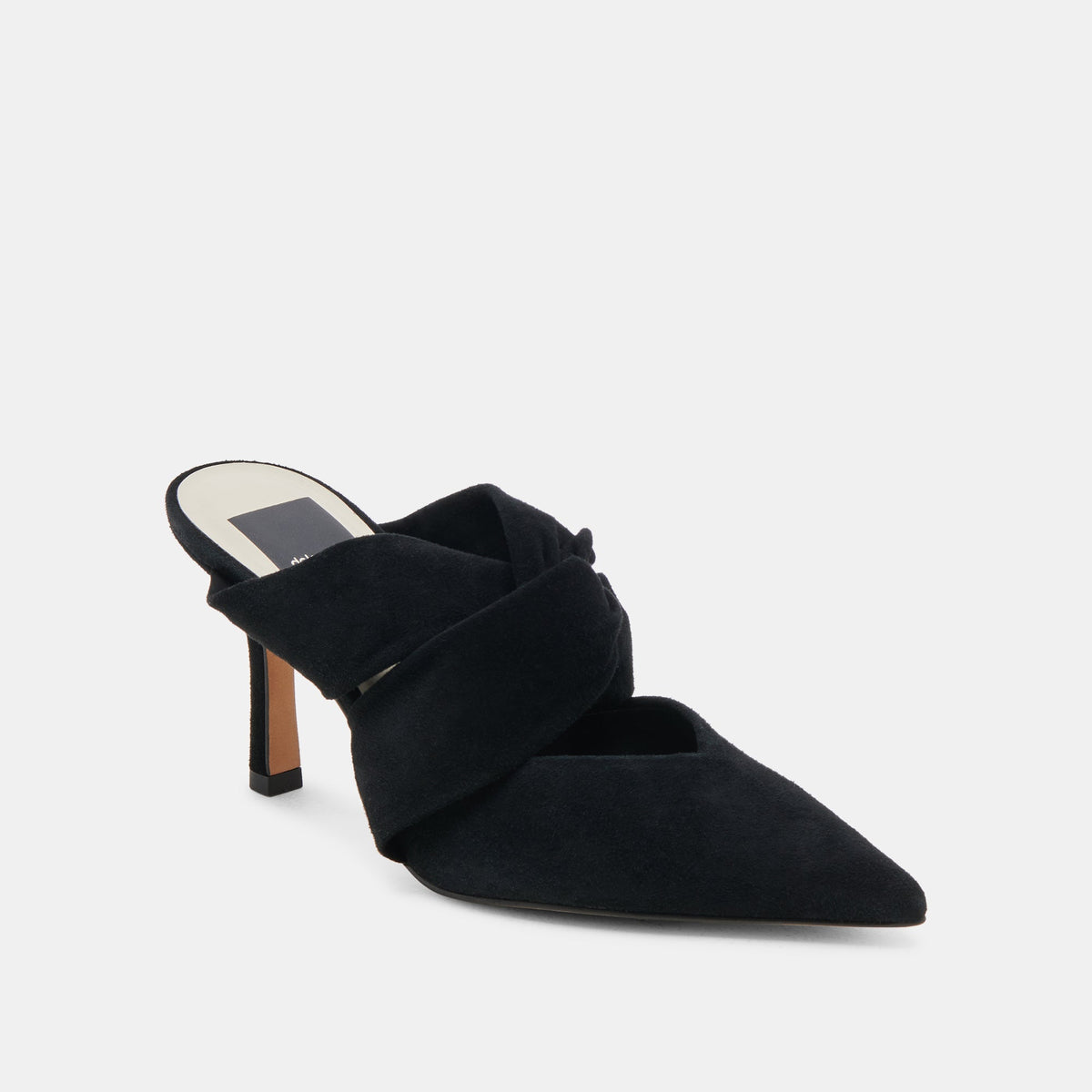 KELSY HEELS ONYX SUEDE | Dolce Vita