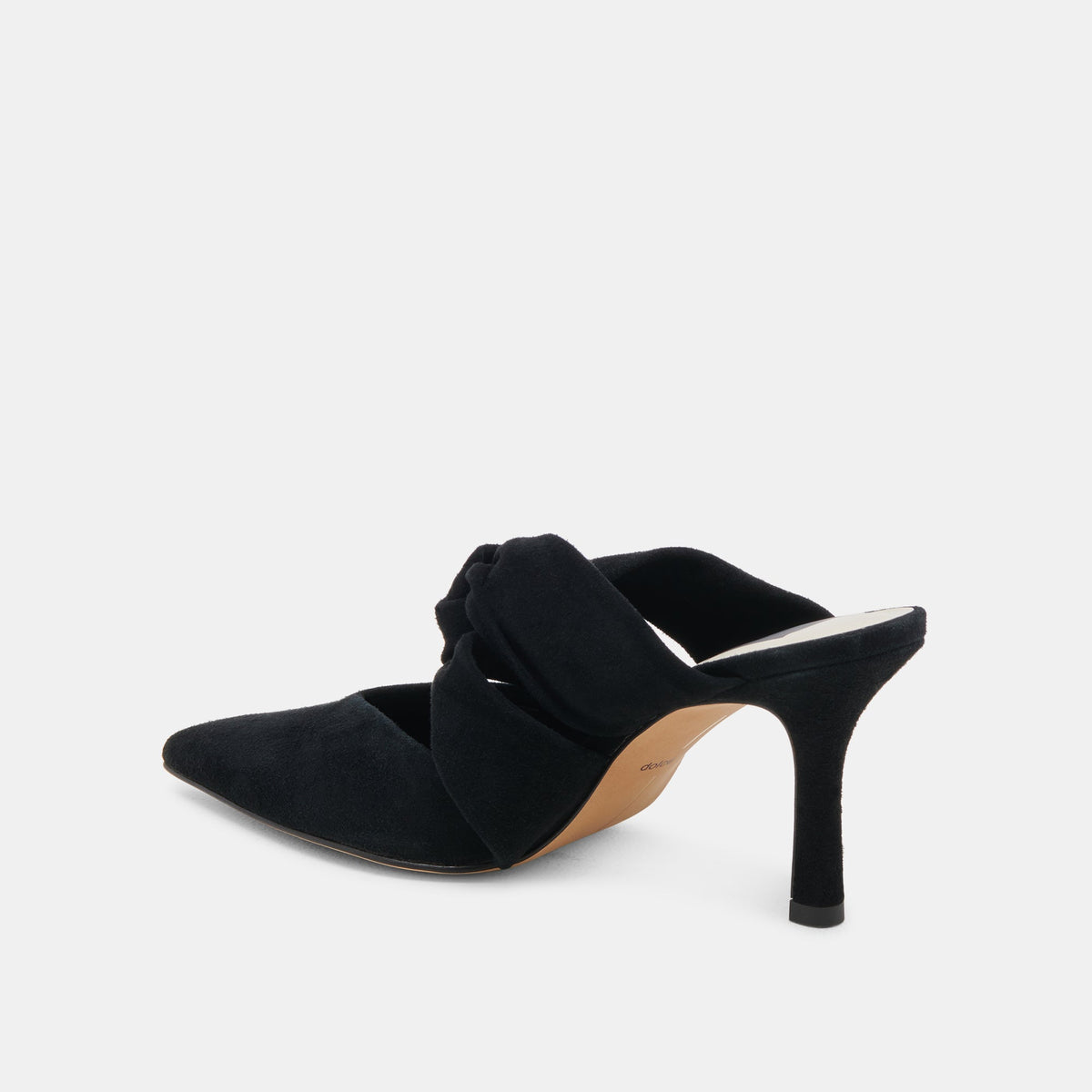KELSY HEELS ONYX SUEDE | Dolce Vita