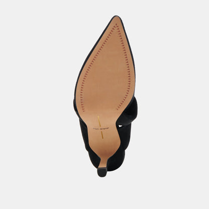 KELSY HEELS ONYX SUEDE | Dolce Vita