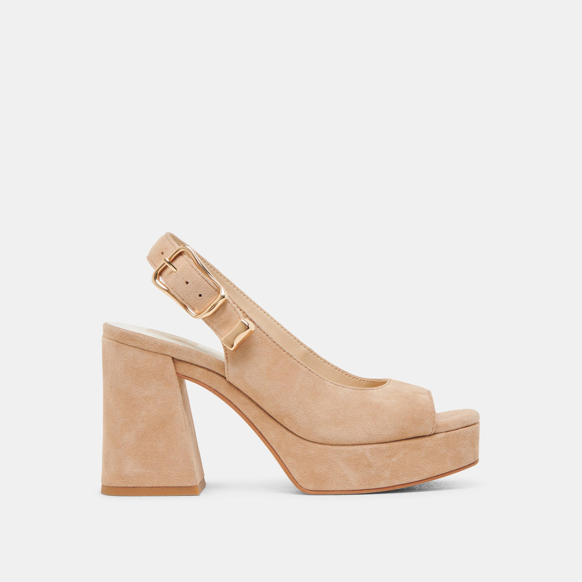 FLORES HEELS BAMBOO SUEDE | Dolce Vita