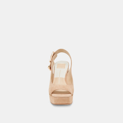 FLORES HEELS BAMBOO SUEDE | Dolce Vita