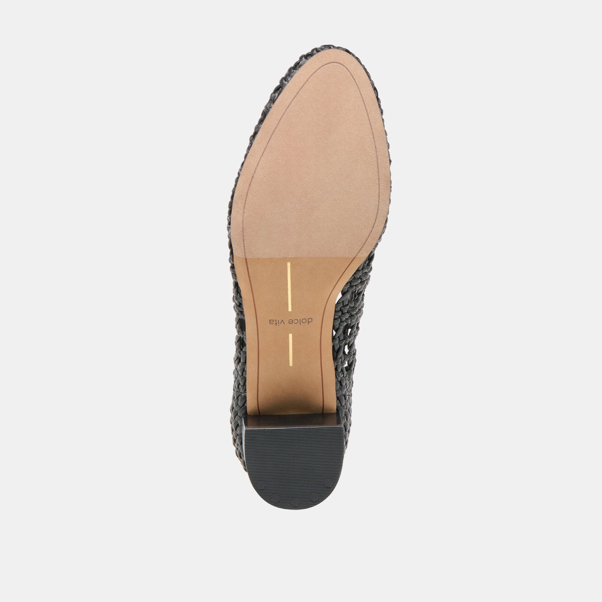 Lula Black Woven Raffia Heels | Dolce Vita