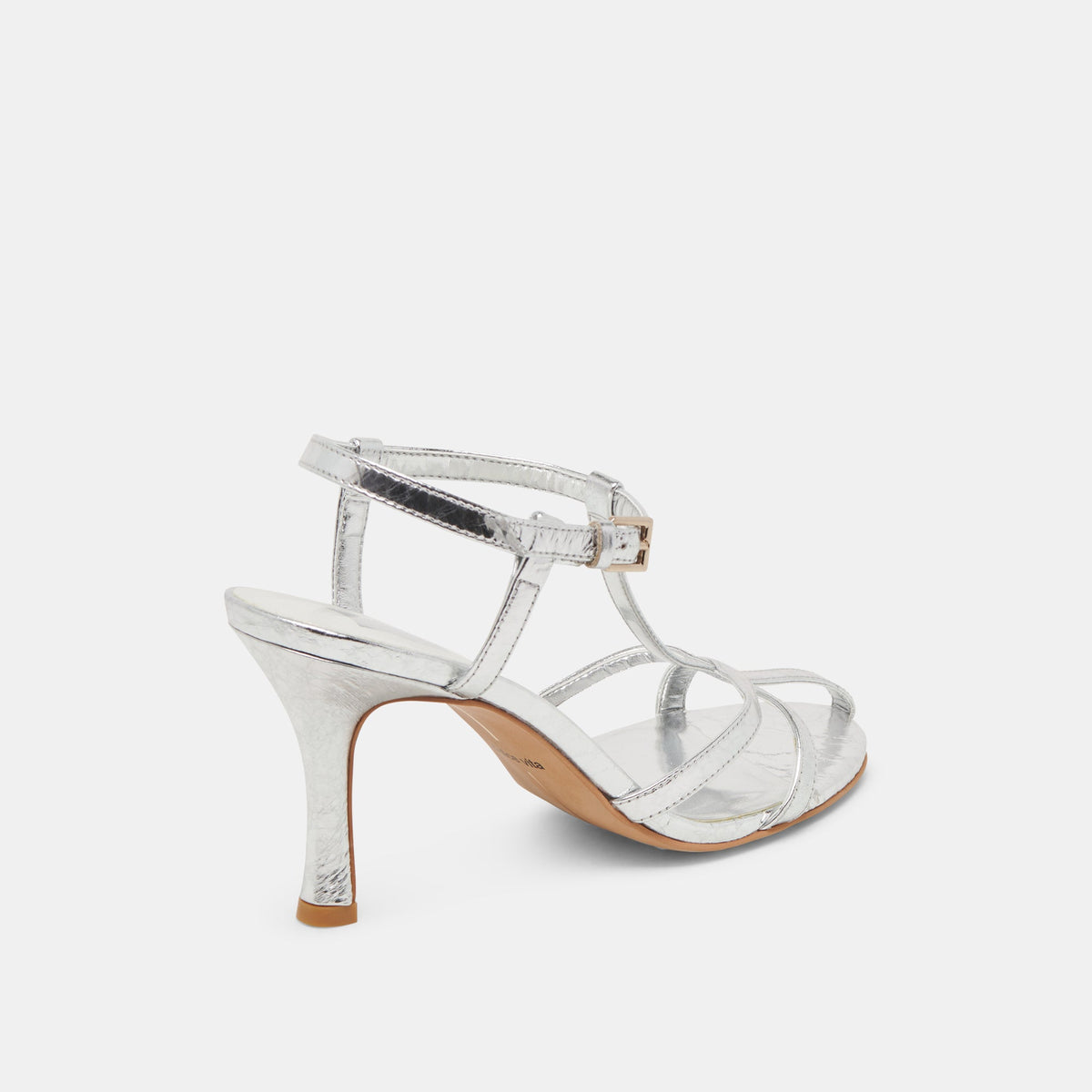 LIANE HEELS SILVER DISTRESSED LEATHER | Dolce Vita