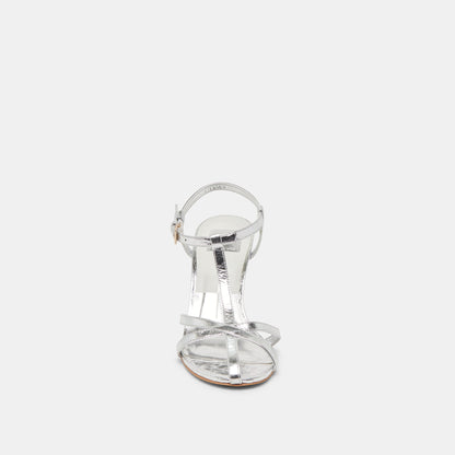 LIANE HEELS SILVER DISTRESSED LEATHER | Dolce Vita