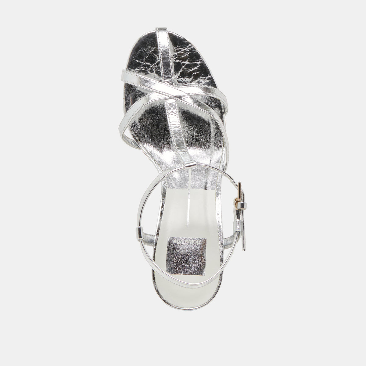 LIANE HEELS SILVER DISTRESSED LEATHER | Dolce Vita