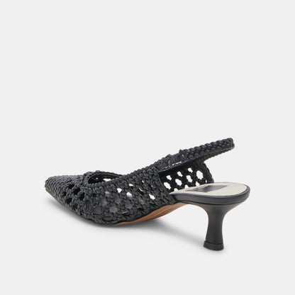 OLYMPA HEELS BLACK STELLA | Dolce Vita