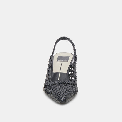 OLYMPA HEELS BLACK STELLA | Dolce Vita