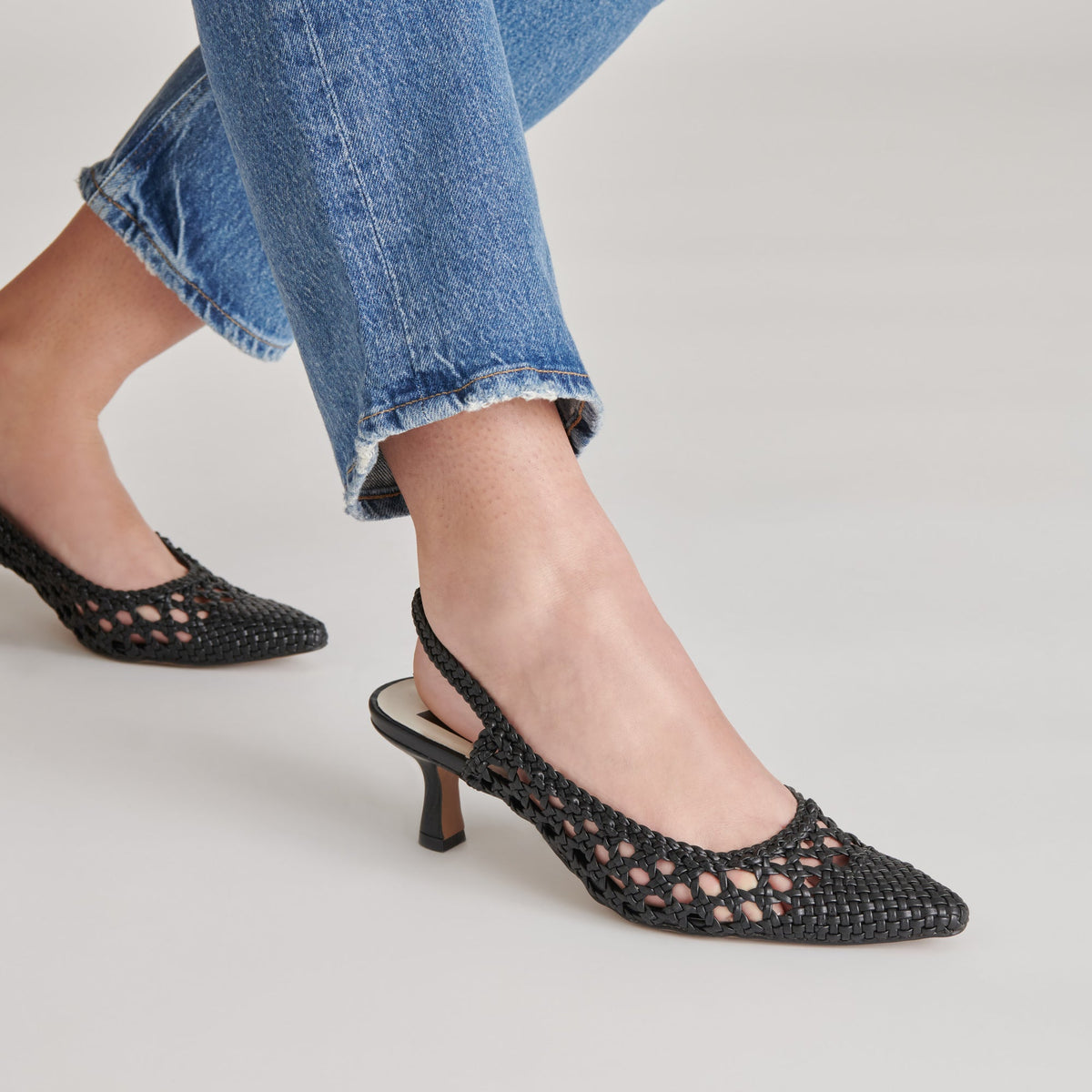 OLYMPA HEELS BLACK STELLA | Dolce Vita