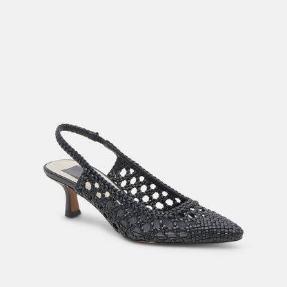 OLYMPA HEELS BLACK STELLA | Dolce Vita