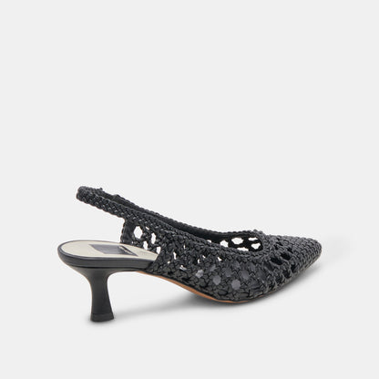 OLYMPA HEELS BLACK STELLA | Dolce Vita