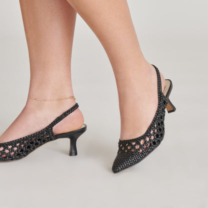 OLYMPA HEELS BLACK STELLA | Dolce Vita