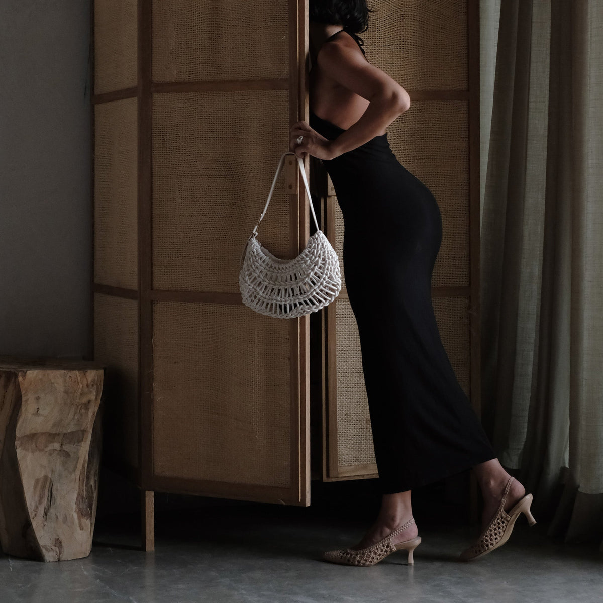 OLYMPA HEELS CAFE WOVEN STELLA | Dolce Vita