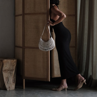 OLYMPA HEELS CAFE WOVEN STELLA | Dolce Vita