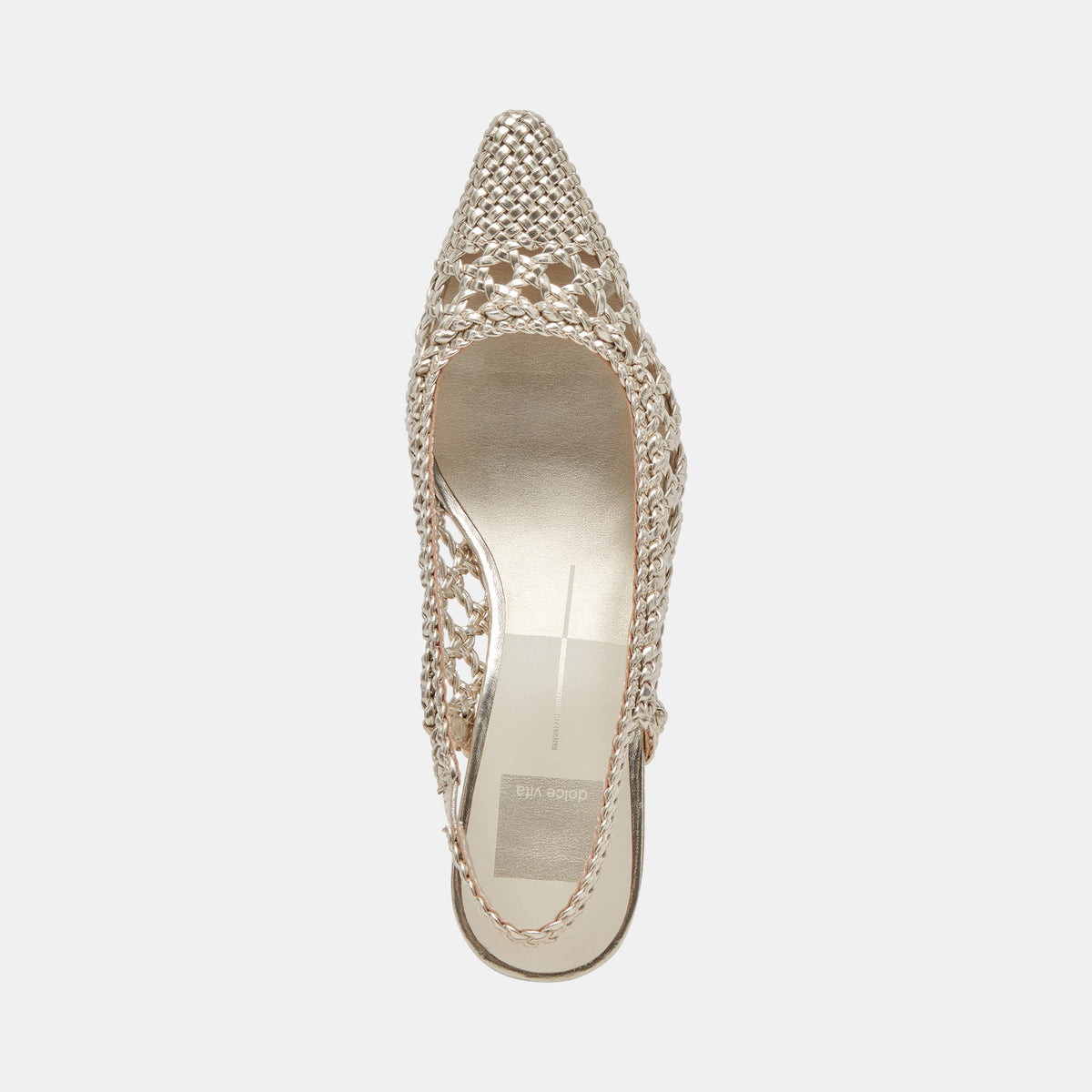 OLYMPA HEELS LIGHT GOLD METALLIC STELLA | Dolce Vita