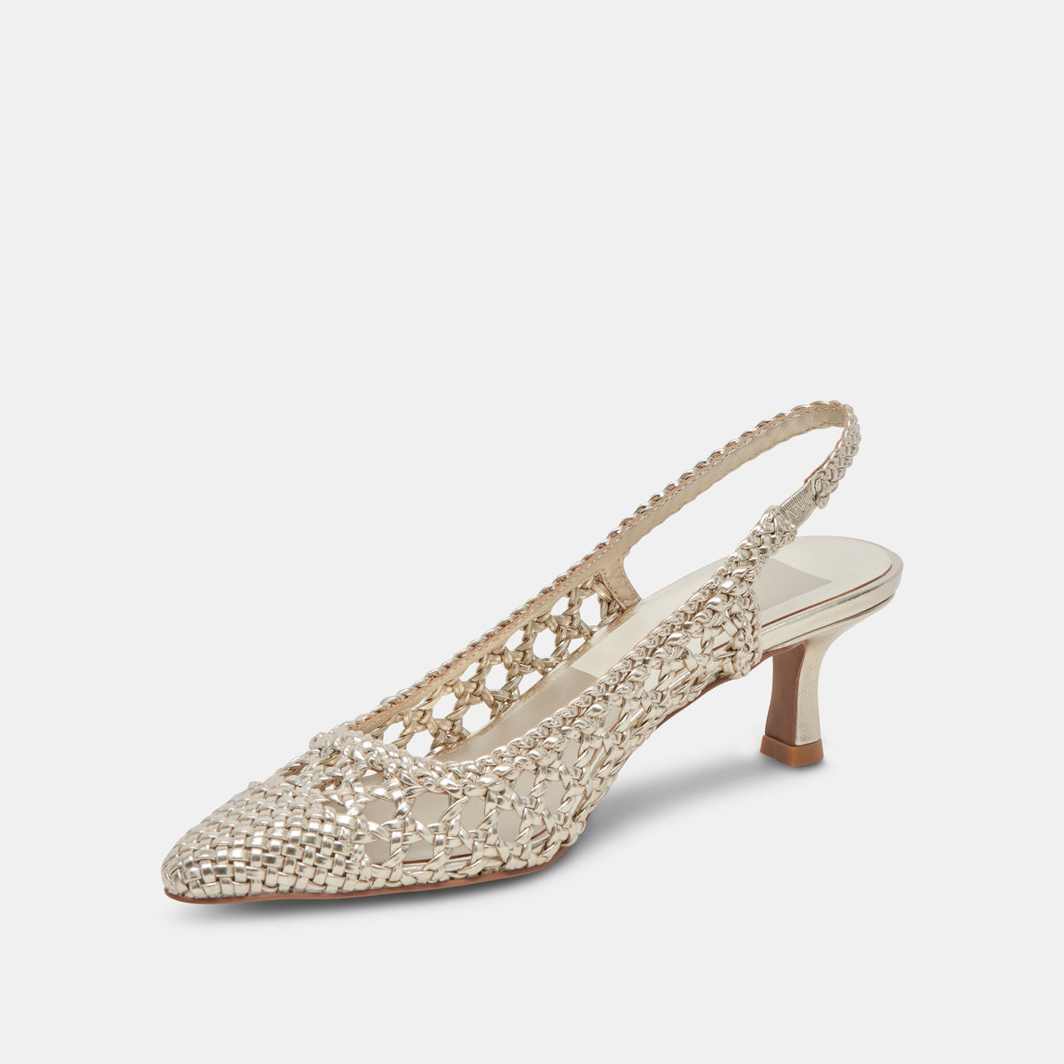 OLYMPA HEELS LIGHT GOLD METALLIC STELLA | Dolce Vita