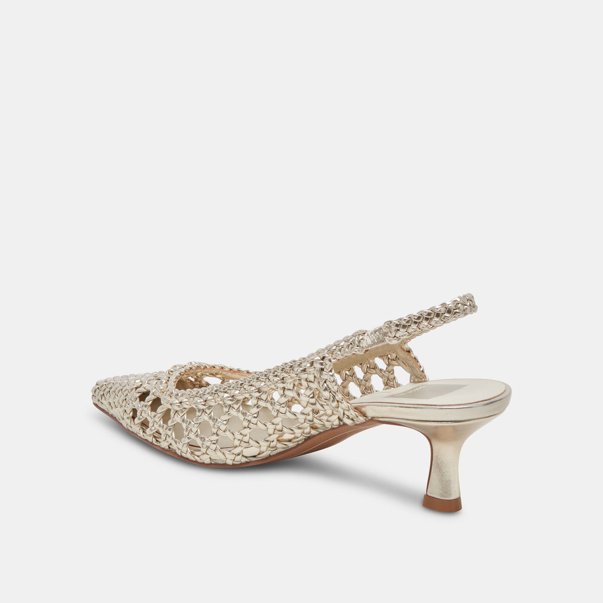 OLYMPA HEELS LIGHT GOLD METALLIC STELLA | Dolce Vita