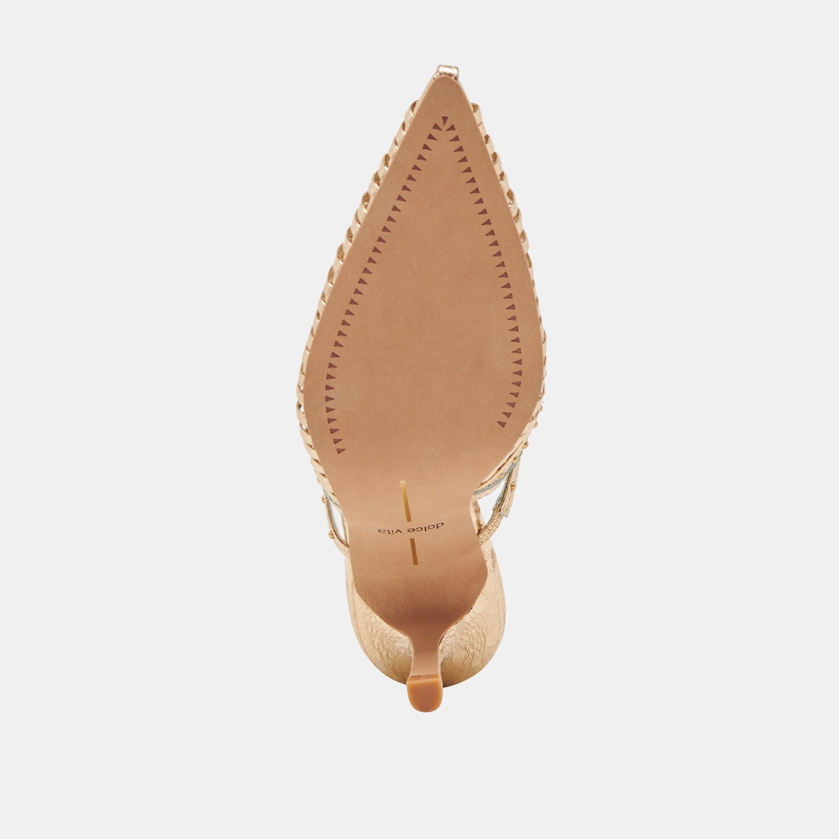 HENSAL HEELS GOLD DISTRESSED LEATHER | Dolce Vita