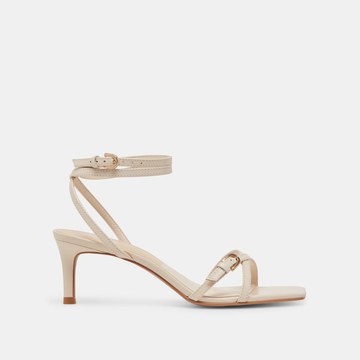 BAMBY HEELS BONE LEATHER | Dolce Vita