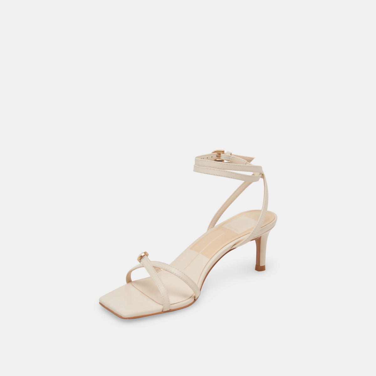 BAMBY HEELS BONE LEATHER | Dolce Vita