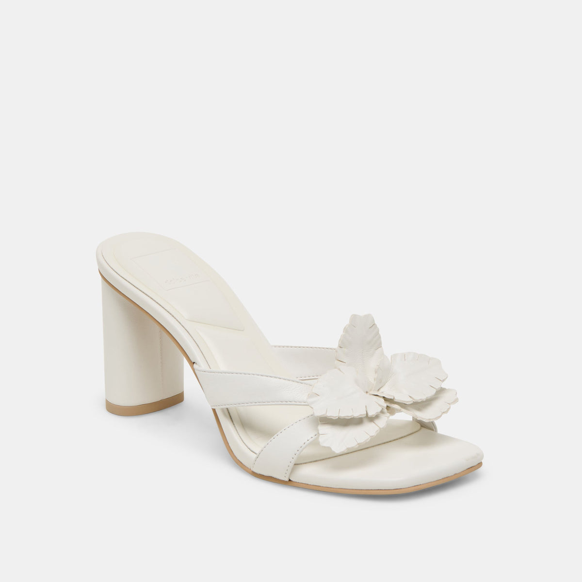 Nikil White Leather Heels | Dolce Vita