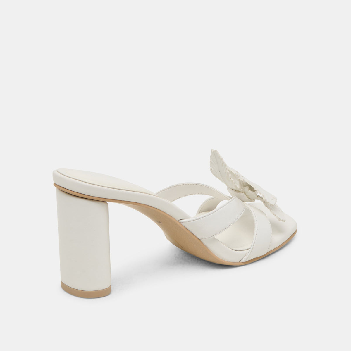 Nikil White Leather Heels | Dolce Vita