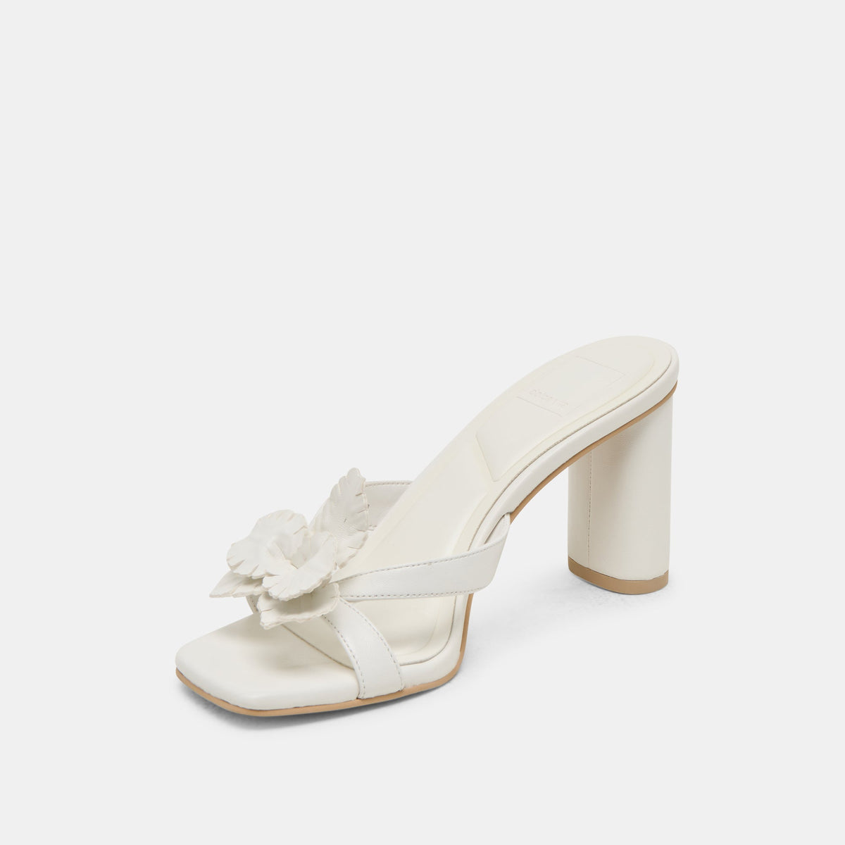 Nikil White Leather Heels | Dolce Vita