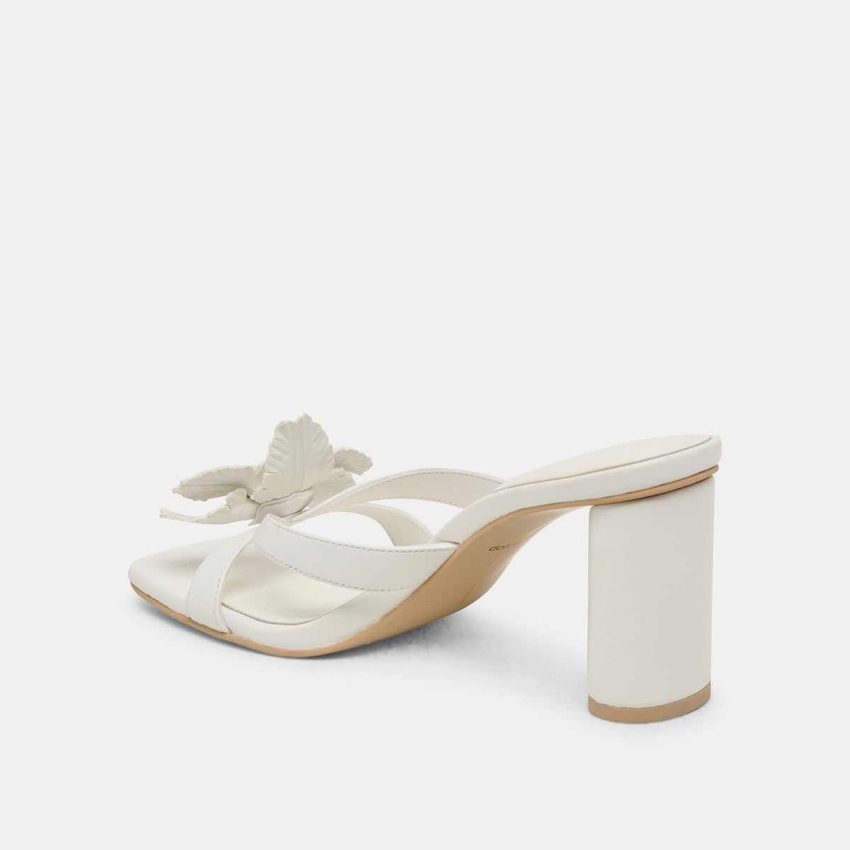 Nikil White Leather Heels | Dolce Vita