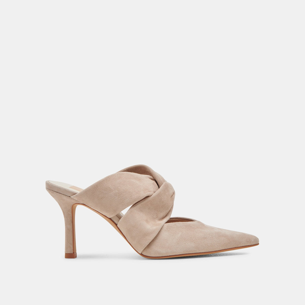 KELSY HEELS TAUPE SUEDE | Dolce Vita