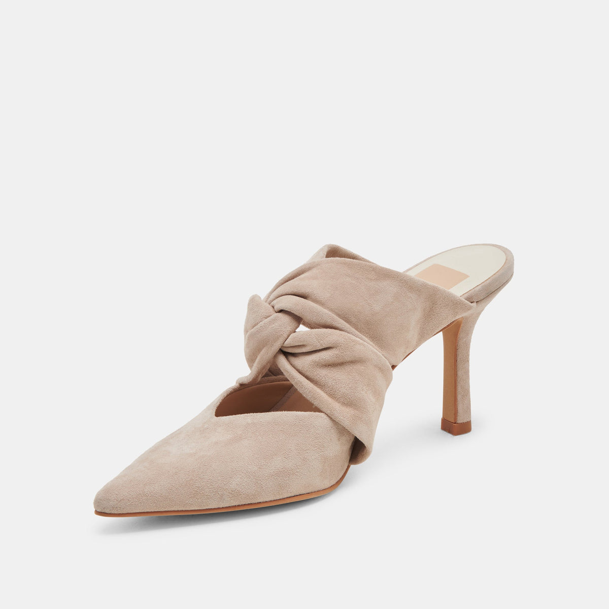 KELSY HEELS TAUPE SUEDE | Dolce Vita