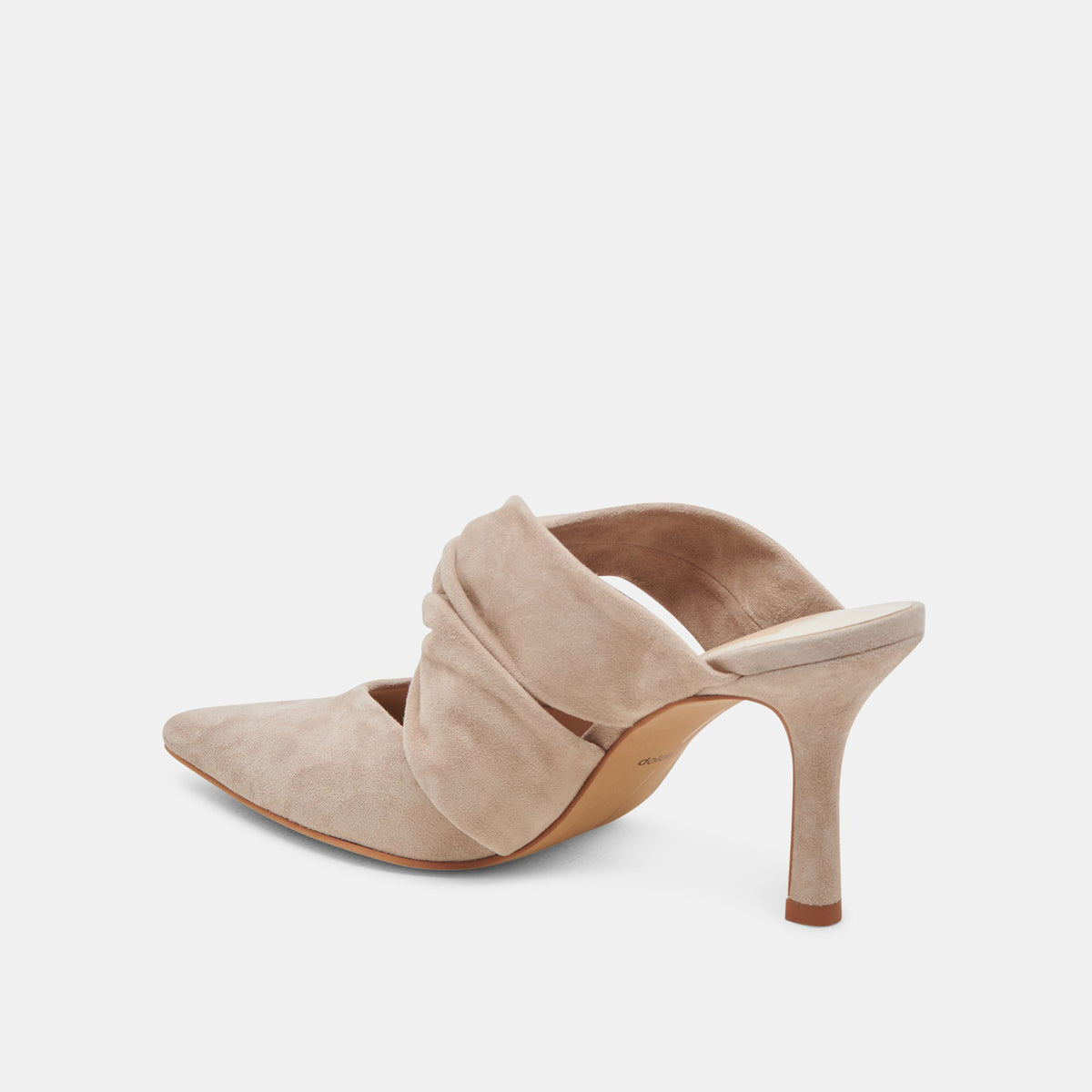 KELSY HEELS TAUPE SUEDE | Dolce Vita