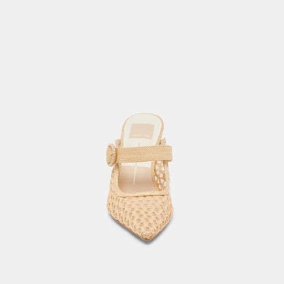 KEEKEE HEELS LT NATURAL WOVEN RAFFIA | Dolce Vita